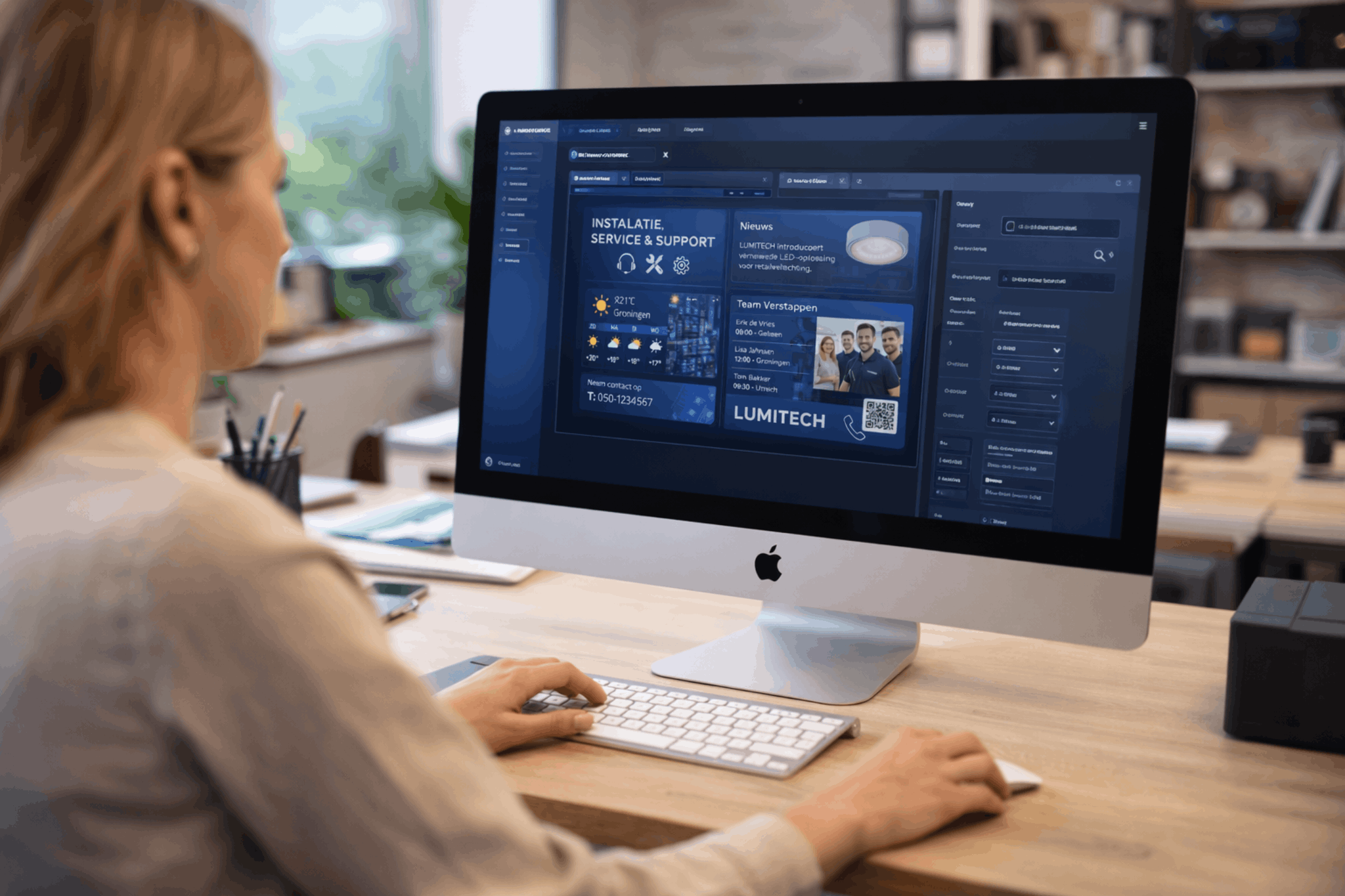 Narrowcasting voorbeeld