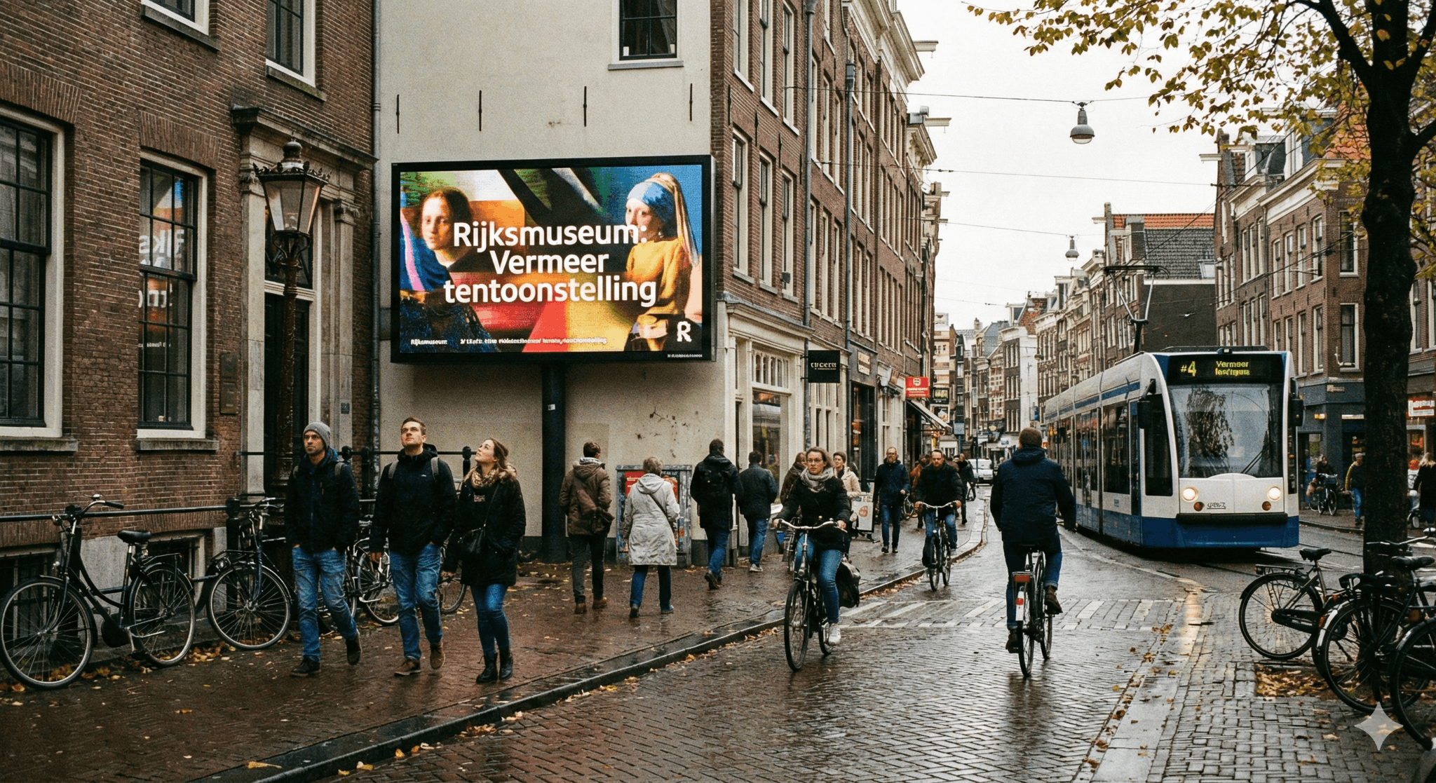 Outdoor LED scherm in de stad